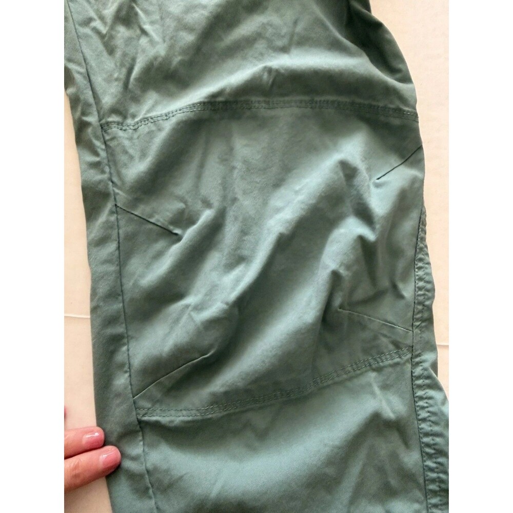 prAna Kanab Jogger Pants Womens XL Green Mid Rise Climbing Hiking Athletic - Picture 3 of 10